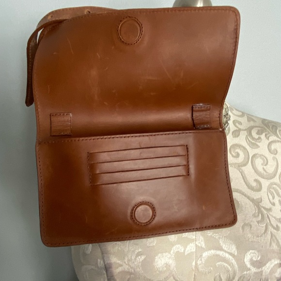 Able Brown Leather Crossbody Bag - Picture 7 of 8
